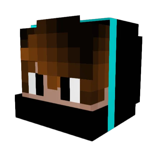 ColdMusician658 Minecraft avatar head, 3D render