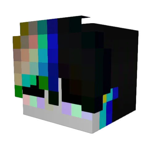 ColdProdigy Minecraft avatar head, 3D render