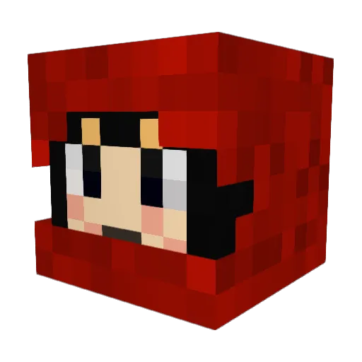 ColdShouIder Minecraft avatar head, 3D render