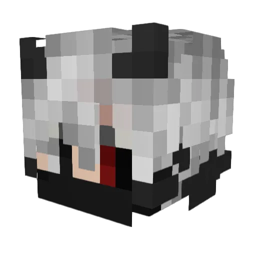 ColdSketch Minecraft avatar head, 3D render