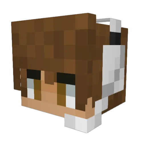 ColdSmoodi Minecraft avatar head, 3D render