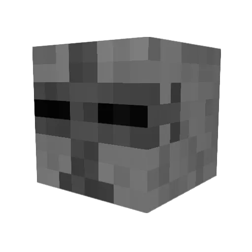 Cold_Arc Minecraft avatar head, 3D render