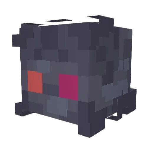 Cold_Golem Minecraft avatar head, 3D render