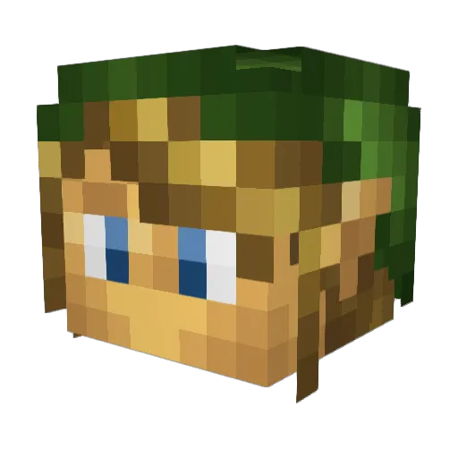 Cold_Knee Minecraft avatar head, 3D render