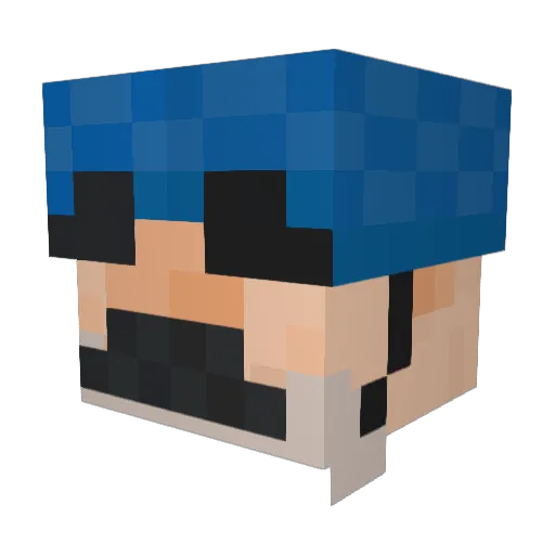 Cold_Potato4 Minecraft avatar head, 3D render