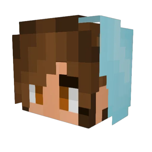 Cold_Unforgiving Minecraft avatar head, 3D render