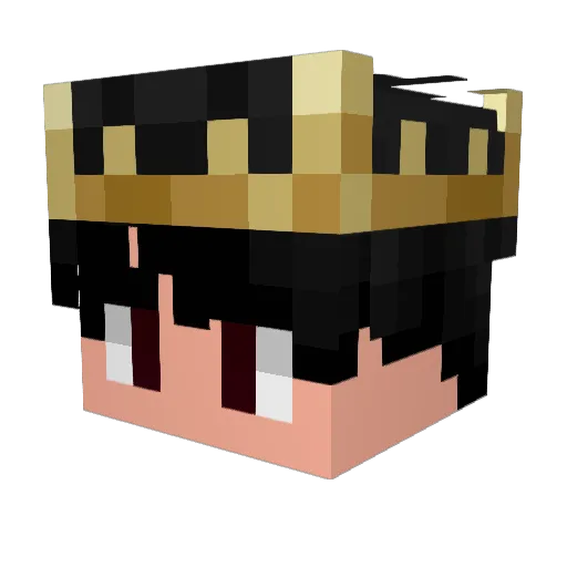 Cold_love Minecraft avatar head, 3D render