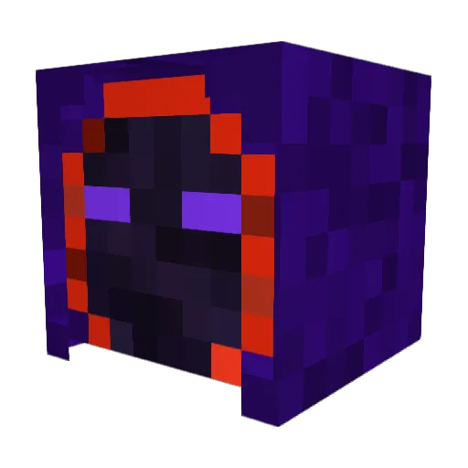 Coldfira Minecraft avatar head, 3D render