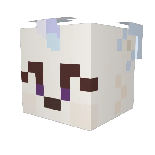 ColdingTime Minecraft avatar head, 3D render