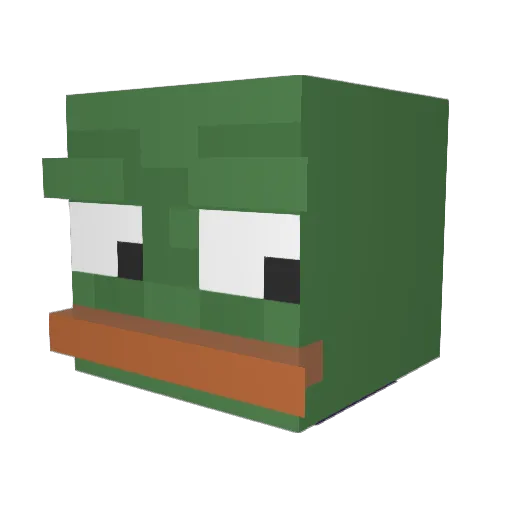 Coldreaver96 Minecraft avatar head, 3D render