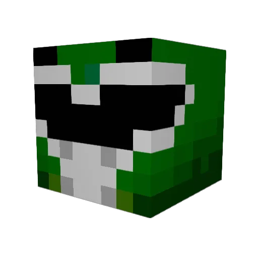 Coldsore Minecraft avatar head, 3D render