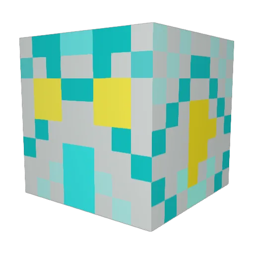 Coldspike Minecraft avatar head, 3D render