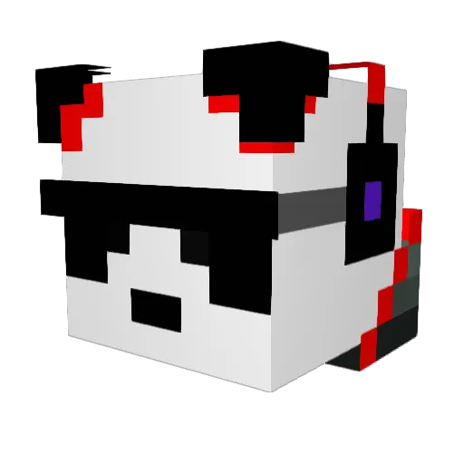 Coldstar13 Minecraft avatar head, 3D render