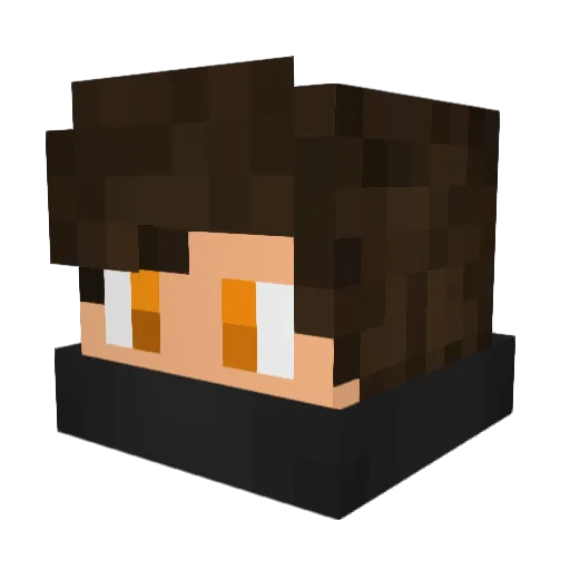 Coldygen Minecraft avatar head, 3D render