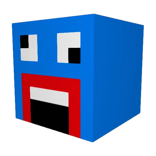 Cole0815 Minecraft avatar head, 3D render
