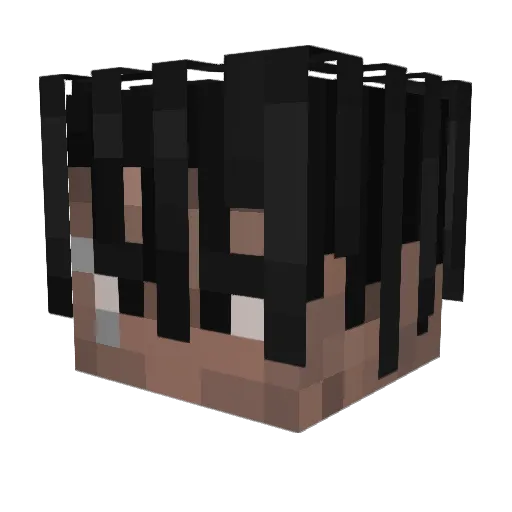 ColeBlind208 Minecraft avatar head, 3D render