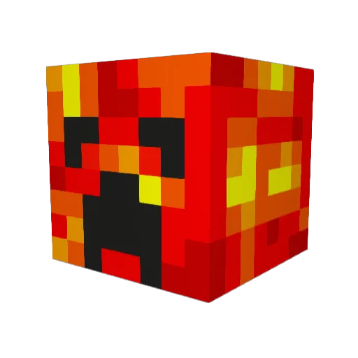 ColeH7 Minecraft avatar head, 3D render