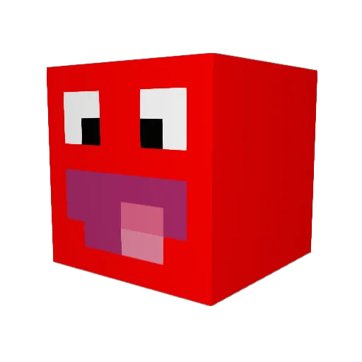 ColePlaysMC_ Minecraft avatar head, 3D render