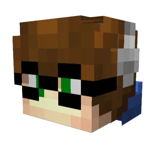 ColeSlaw331 Minecraft avatar head, 3D render