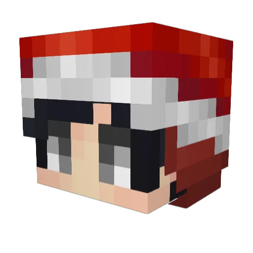 ColeTheWiz Minecraft avatar head, 3D render