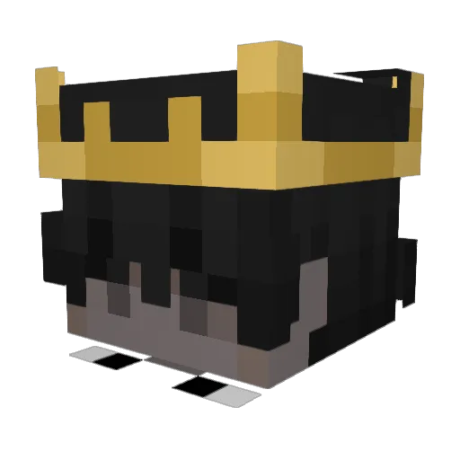 ColeYVR Minecraft avatar head, 3D render