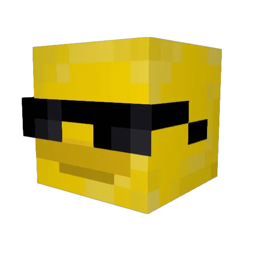 ColeZilla24 Minecraft avatar head, 3D render