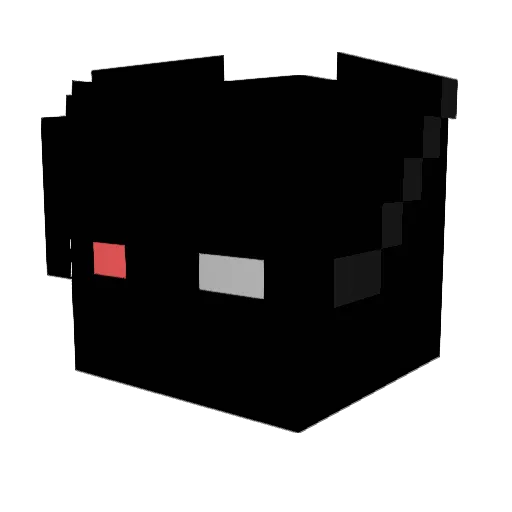 Coleads Minecraft avatar head, 3D render