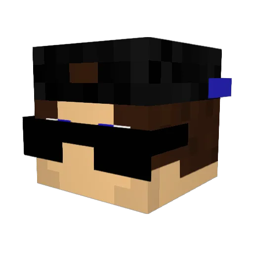 Coleeite_BR Minecraft avatar head, 3D render