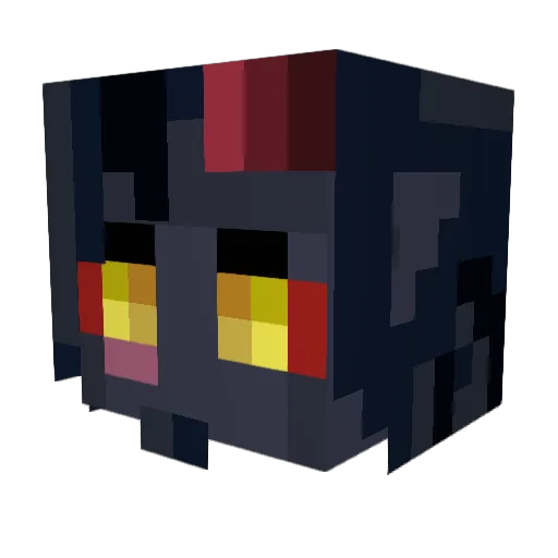 Coleferno Minecraft avatar head, 3D render