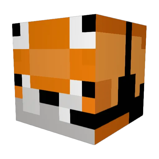 Colerod Minecraft avatar head, 3D render