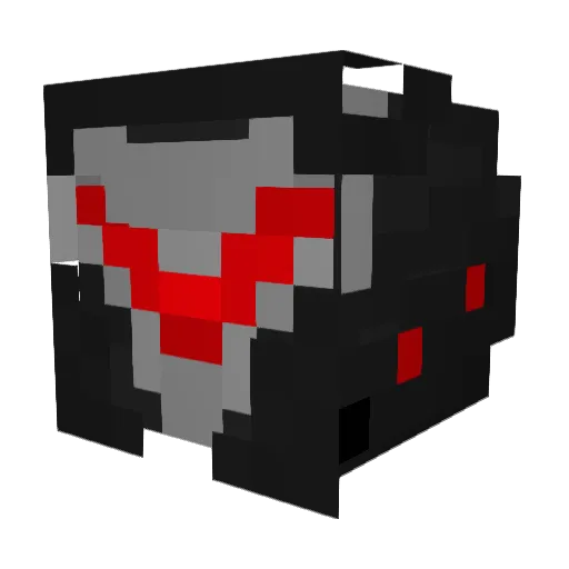 Colesteb Minecraft avatar head, 3D render