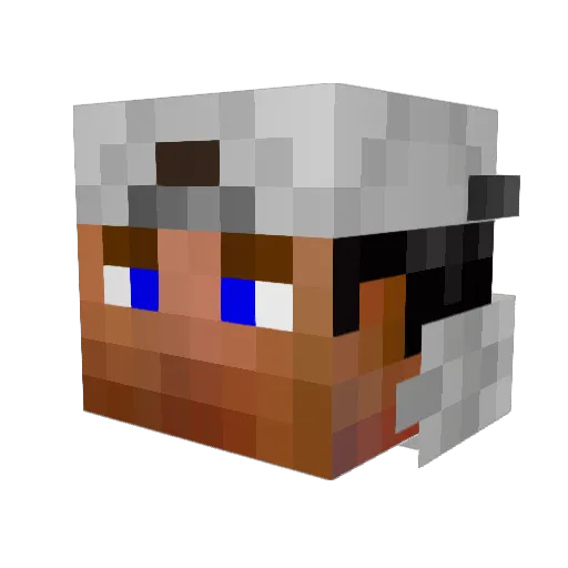 ColesyMC Minecraft avatar head, 3D render