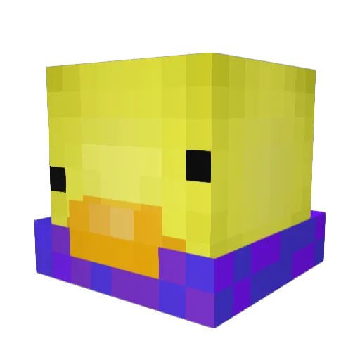 Coletennis Minecraft avatar head, 3D render
