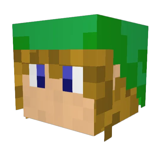 ColeyWoleyOley Minecraft avatar head, 3D render