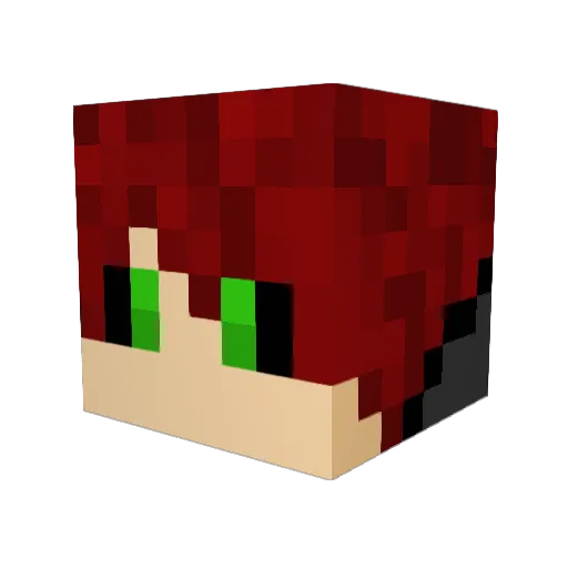 Colin1309 Minecraft avatar head, 3D render