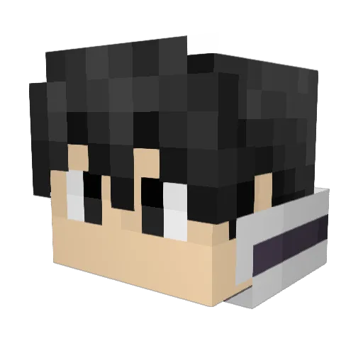 Colin22300 Minecraft avatar head, 3D render