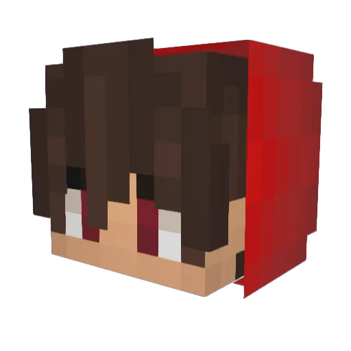 Colinhlr Minecraft avatar head, 3D render