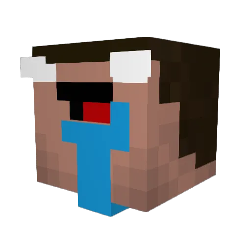 Colinitis_inc Minecraft avatar head, 3D render