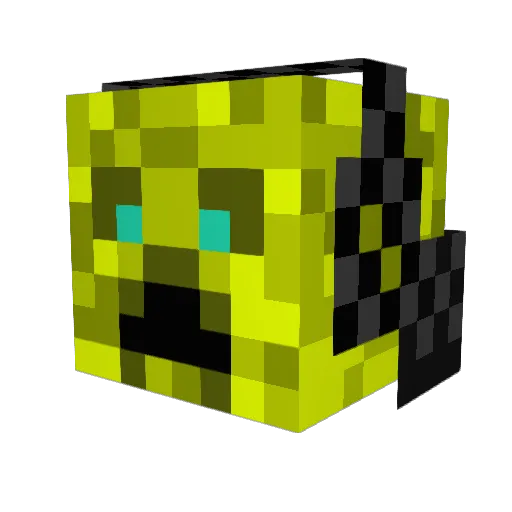 Colinjk11 Minecraft avatar head, 3D render