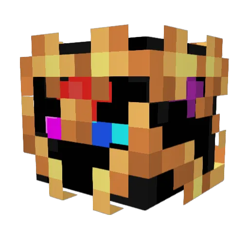 Collapse729 Minecraft avatar head, 3D render