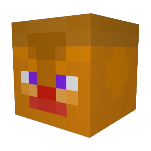 CollerH Minecraft avatar head, 3D render