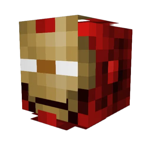 Collin13 Minecraft avatar head, 3D render