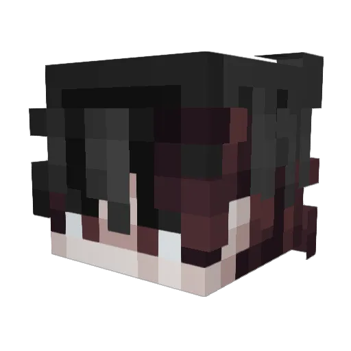CollinMonkeyki Minecraft avatar head, 3D render