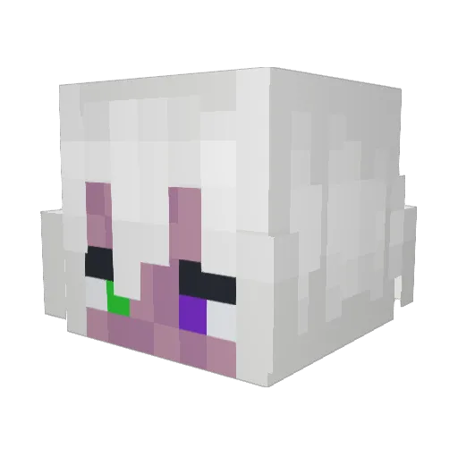 CollinTD Minecraft avatar head, 3D render