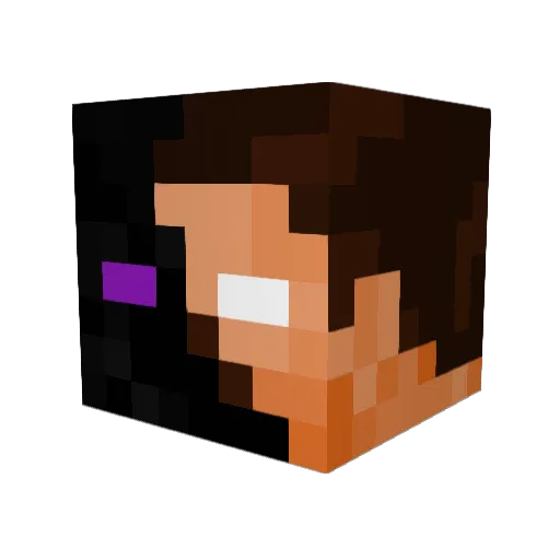 CollinTheTrucker Minecraft avatar head, 3D render