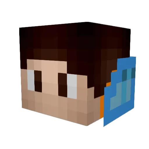 Cologneman123 Minecraft avatar head, 3D render