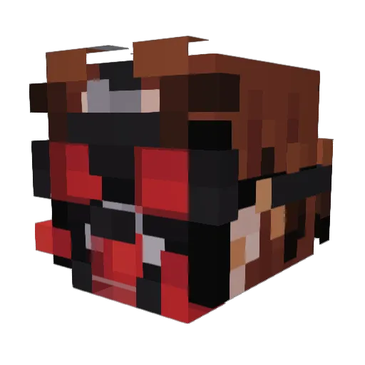 Colomba_Br Minecraft avatar head, 3D render
