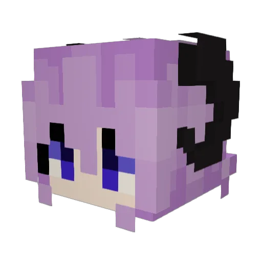 ColonSJ Minecraft avatar head, 3D render
