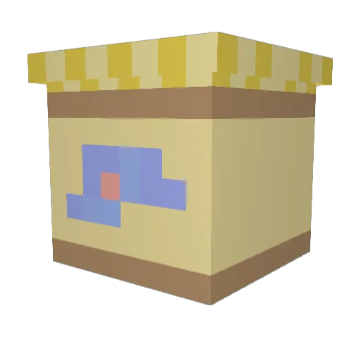 ColonelBanana Minecraft avatar head, 3D render