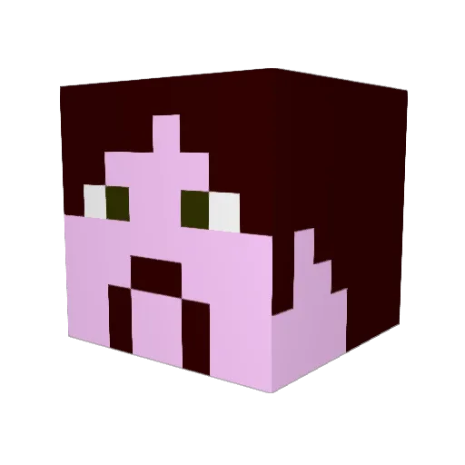 ColonelRunaway Minecraft avatar head, 3D render